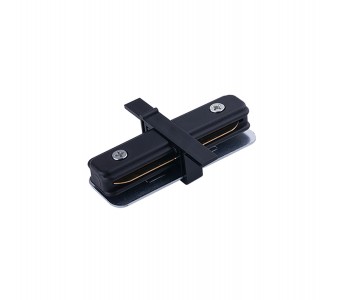 Įleidžiamo bėgelio jungtis PROFILE RECESSED STRAIGHT CONNECTOR BLACK